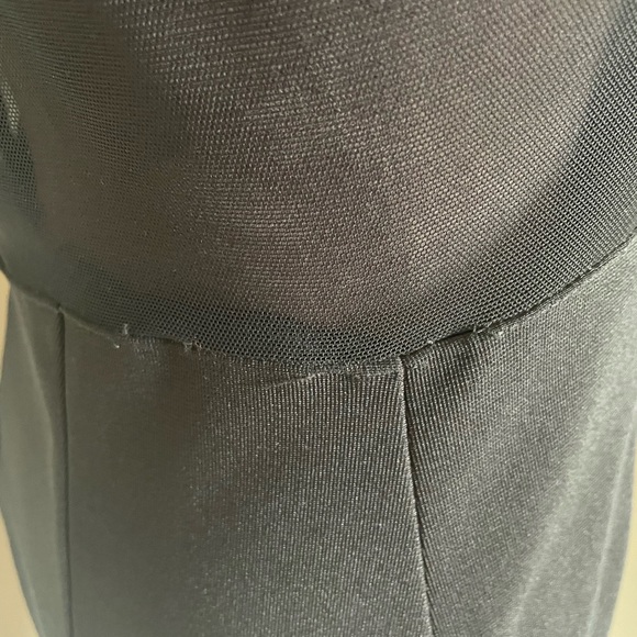 Bodycon Dress with Fine Mesh Details - Picture 12 of 12